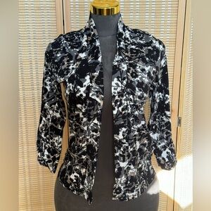 Rafaella Knit Cardigan Jacket - M